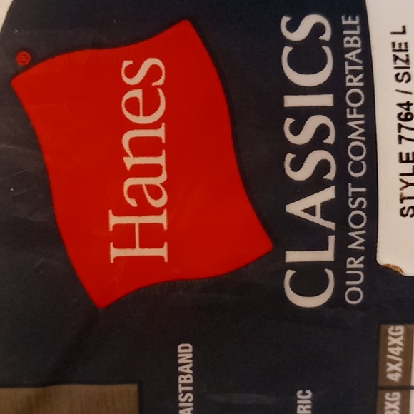 NWT Hanes Men's Sz Large (36-38) White 100% Cotton Briefs 3 Pack - Picture 9 of 10